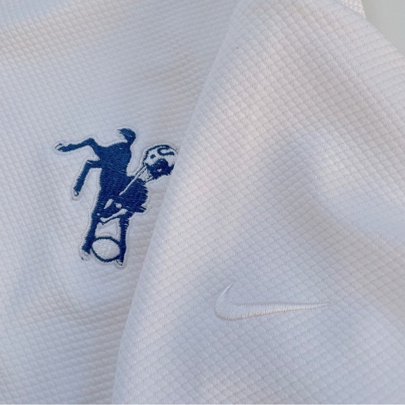 Nike Women's Golf White Dri-fit Dry UV 1/2-Zip Cover-Up Indianapolis Colts Large - Picture 5 of 9